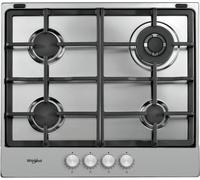 Whirlpool TGML 661 IX Acciaio inossidabile Da incasso 58 cm Gas 4 Fornello(i)
