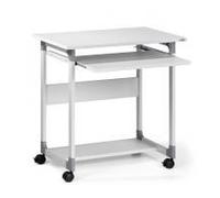 Pc Workstation System 75 FH - 75x53,4x77 cm - 3 ripiani - con ruote - grigio - Durable