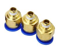 PC12-01 500PCS Connettore 12mm a Filettatura BSP 1/8" maschio capezzolo ottone