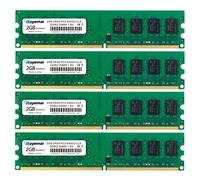 PC2-6400 4GB Kit (2x2GB) DDR2 800MHz 1.8V CL6 240 Pin DIMM Memoria Desktop