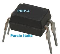 PC817 PC-817 OPTOCOUPLER DC-IN 1-CH TRANS. DC-OUT, SHARP PDIP-4 ( x 100 PEZZI)