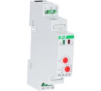 Relè temporizzato 1P 10A 0,1 sec-576h 12-264 V AC/DC Spegnimento ritardato PCA512UNI f&f 5908312591368
