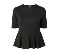 Pieces - T-shirt nera-Nero XL