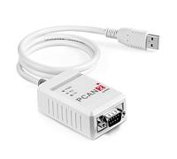 PCAN-USB compatibile con il modello PEAK originale tedesco IPEH-002022/002021 (cavo di prolunga nero aggiornato, si prega di non acquistarlo se si desidera).