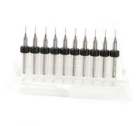 PCB circuito della stampa del carburo Micro Punte 0,1 millimetri-1,4 millimetri, confezione 10 (dimensione : 0.3mm)