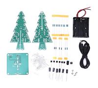 PCB fai da te sette colori illuminazione industriale illuminazione portatile torcia elettronica pratica manuale kit di Natale accessori (senza consegna della batteria) set