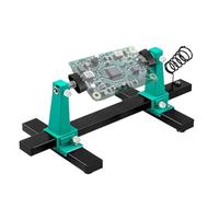 PCB Holder Fixture - Welding Auxiliary Tool, Desktop PCB Support, Adjustable Clamp with Stable Base, Electronics Repair Accessories with Hands Free Design, Circuit Board Holder for Desoldering Jewelry