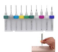 PCB Micro Punte, Mini PCB Punte da 0,1-1,0 mm, Micro Carburo di Tungsteno Micro Drill Bits Set per Circuito Stampato Pietra Incisione CNC, 10 Pezzi