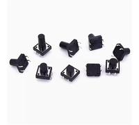 PCB Momentary Tactile Tact Mini Push Button Switch DIP 4pin 12x12x4.3/5/6/7/8/9/10/12mm 1Pcs(12x12x10mm)
