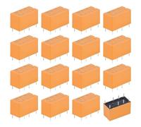 PCB Mount Power Relay Coil, 16 pezzi PCB Relè di potenza 5 V, tensione bobina, relè K19F-DC5V, Mini relè di potenza 8 pin, Power Relay, Mini relè per montaggio stampato