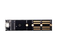 PCB Ngffs NVME Interfacce a USB 3.1 Adattatore con porta di tipo C da 10 Gbps e HDD di dimensioni multiple Compatibilità Due protocolli Convertitori Scheda