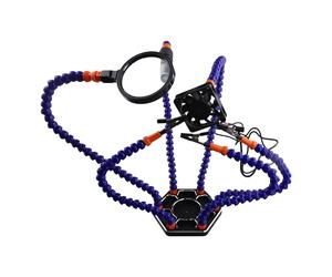 PCB Saldatura Supporto Aiuto Mani Lampadine LED 3X Lente Ingrandimento