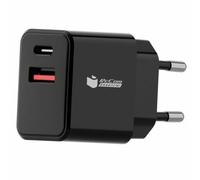 PcCom Caricatore da parete Essential Nero 20 W USB USB-C