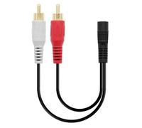 Pccom Essential Cavo adattatore audio jack da 3,5 mm femmina a 2x RCA 20 cm