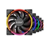 PCCOOLER Corona - Kit FGRB 5 in 1, 120 mm, 4 pin, PWM indirizzabile alla ventola RGB