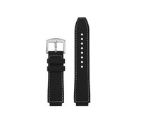 PCCWBCPJC Compatibile con Casio AE1200/1300 A159 A158 A168 F91 AE-1200 A159w W-218H Serie cinturino in silicone impermeabile modificato cinturino in gomma(White line-silver)