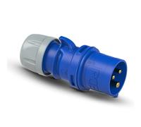 Spina Maschio Blu Ceeform 2P+E 16A 240V Cavo Montato. 3 Poli. PCE (013-6)