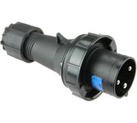 Pce - 033-6X - 63A 230V 3P CEE Spina Industriale, IP67, Nera