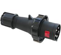 Pce - 035-6X - 63A 400V 5P CEE Spina Industriale, IP67, Nera