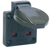 Pce - 1020-5S - 13A 230V Presa Di Sicurezza Montata Su Pannello Uk