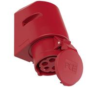 PCE 115-6R Presa da parete CEE 16 A 5 poli 400 V 1 pz.