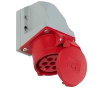 PCE 117-6v Presa da parete CEE 16 A 7 poli 400 V 1 pz.