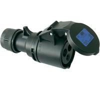 Pce - 213-6TTX - 16A 230V 3P Presa Industriale Cee, Ip44, Nera