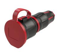 PCE 25711-sr Presa di sicurezza 250 V Nero/Rosso IP54