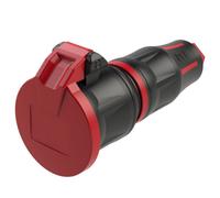 PCE 25712-sr Presa di sicurezza 250 V Nero/Rosso IP54