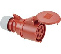 PCE - 32A, 400V, presa CEE per montaggio su cavo, 3P+N+T, rosso, IP44