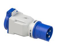 PCE 444832 9433100 CEE-CARA - Adattatore 16 A, 3 poli, 230 V, 1 pezzo
