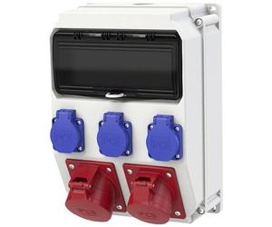 PCE 552973 CEE - Distributore di corrente Delta Anif7 9135061, 400 V, 32 A