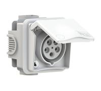 Pce 885-6v presa da incasso cee 16 a 5 poli 400 v