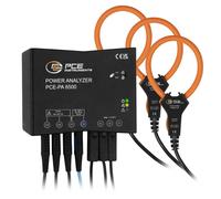 PCE Instruments Analizzatore di rete 3 fasi, 1 fase con funzione logger, con