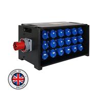 PCE Scatola di distribuzione MERZ 63A 3PH In/Thru a 18x 16A RCBO