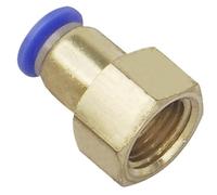 PCF OD 4MM 6MM 8MM 10MM 12MM Filettatura 1/8 '' 1/4 '' 3/8 '' 1/2 '' Connettori pneumatici (PCF10-01)