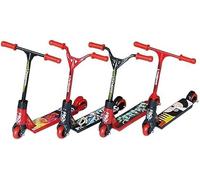 Pchnfei 1Pc Nero Rosso Dito Casuale Scooter Mini Finger Scooter Due Ruote Scooter Kit di Formazione Dito Mini Finger Skateboards Dita Tavole e Finger Bike