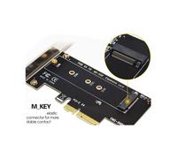 PCI-E 3.0 X4 A NVMe M.2 NGFF M Chiave SSD Riser Scheda di Espansione per 2230/2242/2260/2280 M.2 SSD EM2-5001