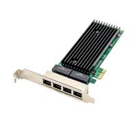 PCI-E 4 Porte RJ45 Server 1X PCIe X1 82576 Chip 10/100/1000Mbps Lan Quad Port Server Scheda di Rete Gigabit