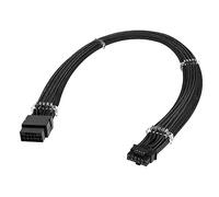 PCI-e 5.0 12VHPWR GPU Power Sleeve, 16pin (12+4) cavo di prolunga femmina a maschio per RTX 3090Ti 4070ti 4080 4090, 4 pettini, 30 cm (nero)