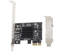 PCI-E a 2 porte SATA 3.0, scheda di espansione PCI Express con adattatore SATA che supporta la modalità AHCI 1.0, interfaccia dual SATA III da 6 Gbps con chip Marvell 88SE91XX per