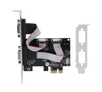 PCI E a RS2 Convertitore per porte seriali a 2 porte Scheda di espansione dell'adattatore controller PCI Express ad alta velocità per connessioni cavi JST da 1,25 mm e PH 2.0