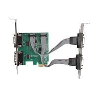 PCI - E RS232 4 - Porta Scheda di Espansione Seriale, Convertitore Full - Duplex 115,2 Kbps con Porte DB9 a 9 Pin per Scheda Madre Desktop Slot PCI - E x1 x4 x8 x16