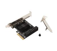 PCI E to 3.0 Expansion Card 6.0Gbps with 6 SATA3.0 Interfaces for Enhanced Storage Capability Compatible with 4X 8X 16X Slots for SSD Upgrades