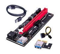 PCI-E VER 009S 1x a 16x Prolunga grafica Adattatore USB 3.0 Cavo USB Nero