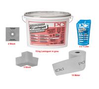 PCI Lastogum-Dichtset 15 KG Grigio Impermeabile Flessibile Il Tenuta