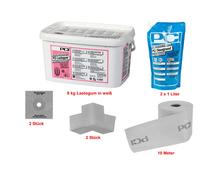 PCI Set Completo di Sigillatura 8 KG Bianco Impermeabile Flessibile Il Tenuta