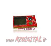 PCI TESTER DISPLAY LCD DIAGNOSTICA SCHEDA MADRE CODICE ERRORI TEST PC RAM VIDEO