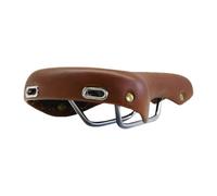 PciDinFo Sella da Bicicletta Vintage, Classica E Comoda, con Ampia Imbottitura in Pelle PU, con Rivetti retrò E Binario Ammortizzante. Impermeabile E di Vestib, Marrone