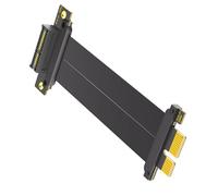 PCIE 1X Cavo PCIE4.0 Risers Card 90 Gradi A 180 Gradi Cavo di Estensione Piatto Scheda Madre Extender Convertitori Adattatore PCIe Extension